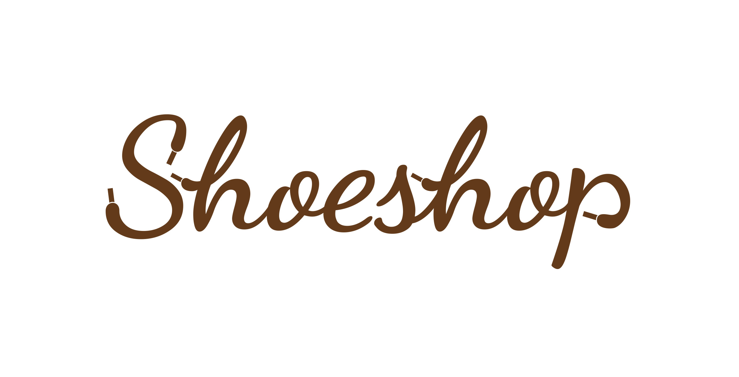 logotipo para shoeshop, version positivo color